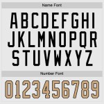 Custom White Old Gold-Black Hockey Jersey