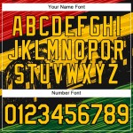 Custom Stitched Black Yellow 3D Pattern Design Black History Month Sports Pullover Sweatshirt Hoodie Custom Stitched Black Yellow 3D Pattern Design Black History Month Sports Pullover Sweatshirt Hoodie