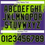 Custom Neon Green Black-Purple 3D Pattern Design Abstract Brush Stroke Authentic Baseball Jersey Custom Neon Green Black-Purple 3D Pattern Design Abstract Brush Stroke Authentic Baseball Jersey