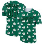 Custom Kelly Green Black 3D Pattern Design Sailing Ship Columbus Day Performance T-Shirt Custom Kelly Green Black 3D Pattern Design Sailing Ship Columbus Day Performance T-Shirt