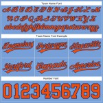 Custom Light Blue Orange-Royal Authentic Basketball Shorts Custom Light Blue Orange-Royal Authentic Basketball Shorts