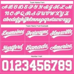 Custom Pink White-Gray Authentic Throwback Basketball Shorts Custom Pink White-Gray Authentic Throwback Basketball Shorts