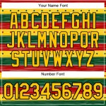 Custom Green Yellow-Black 3D Pattern Design Black History Month Performance T-Shirt Custom Green Yellow-Black 3D Pattern Design Black History Month Performance T-Shirt