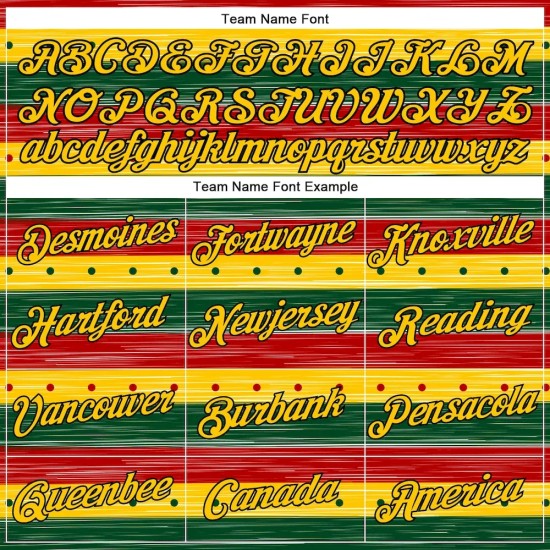 Custom Green Yellow-Black 3D Pattern Design Black History Month Performance T-Shirt Custom Green Yellow-Black 3D Pattern Design Black History Month Performance T-Shirt