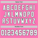 Custom Pink White-Kelly Green Mesh Authentic Throwback Football Jersey