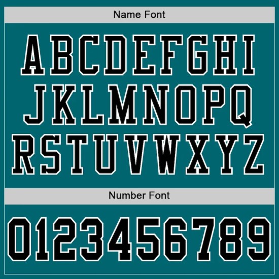 Custom Teal Black-White Mesh Authentic Football Jersey