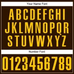 Custom Brown Gold Authentic Baseball Jersey Custom Brown Gold Authentic Baseball Jersey