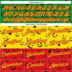 Custom Stitched Green Yellow-Red 3D Pattern Design Black History Month Sports Pullover Sweatshirt Hoodie