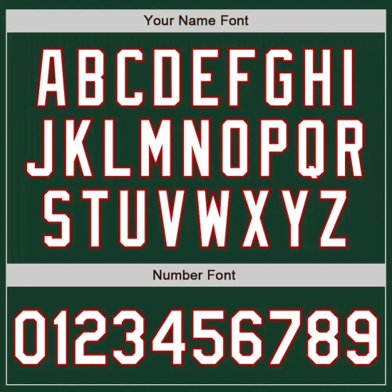 Custom Green White-Red Two-Button Unisex Softball Jersey