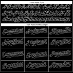 Custom Black Gray 3D Pattern Design Diagonal Stripes Authentic Baseball Jersey Custom Black Gray 3D Pattern Design Diagonal Stripes Authentic Baseball Jersey